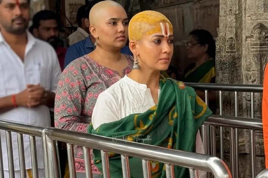 Nayanthara Bald Look