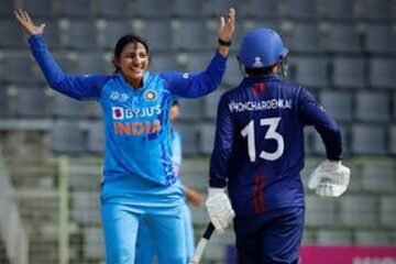 பெண்கள் ஆசிய கோப்பை: தாய்லாந்தை 94 ரன்கள் வித்தியாசத்தில் வீழ்த்திய இந்தியா!
