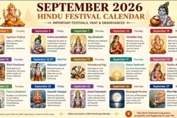 September 2026 | செப்., 2026 தமிழ் காலண்டர்: சுபமுகூர்த்த நாட்கள், முக்கிய பண்டிகைகள் மற்றும் விரதங்களின் முழு விவரம்!