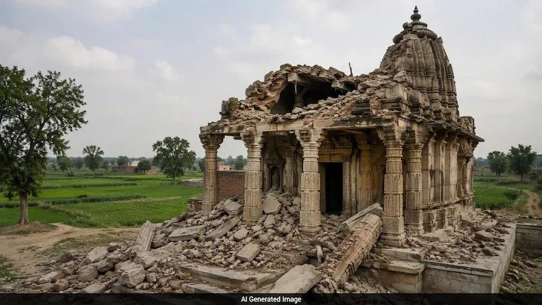 Temple Demolished