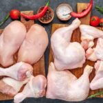 Raw chicken