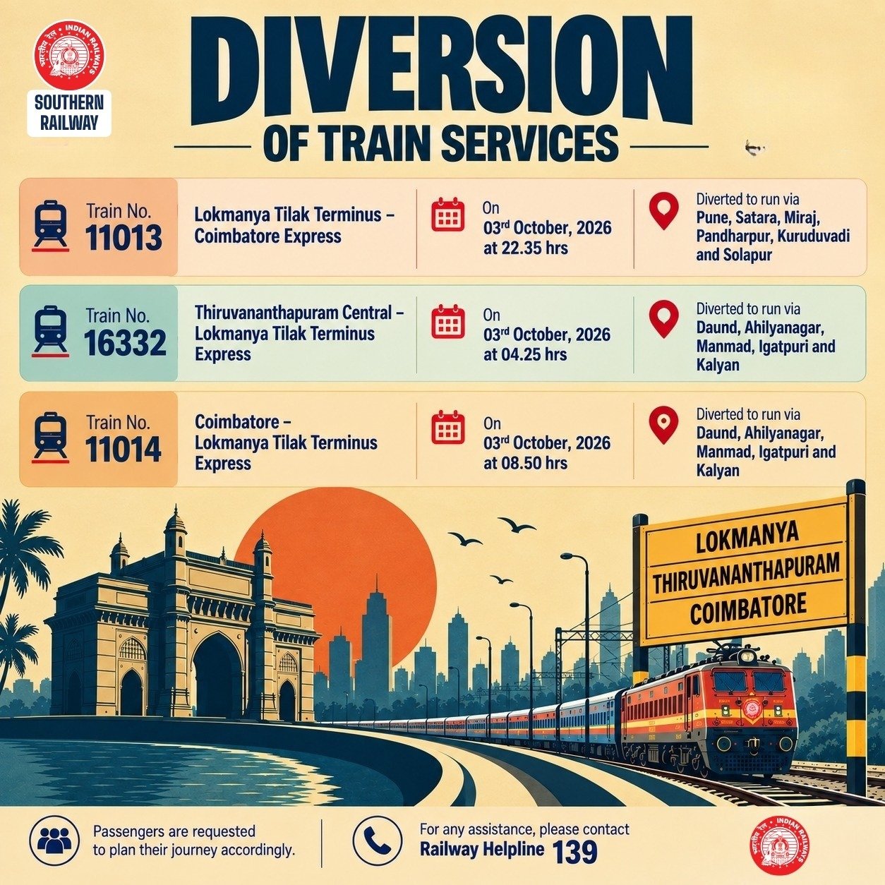 Route Changes
