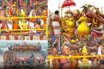 17 ஆண்டுகளுக்குப் பிறகு மதுரை மீனாட்சி அம்மன் கோவில் மகா கும்பாபிஷேகம் !!