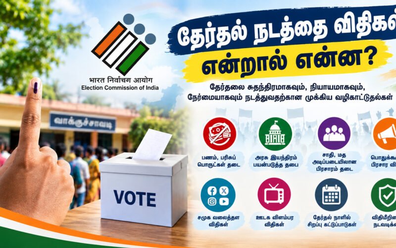 file 0000000095c082119966c9a77c340dd5 1 தேர்தல் நடத்தை விதிகள் என்றால் என்ன? அரசியல் கட்சிகள், வேட்பாளர்கள் கடைபிடிக்க வேண்டிய முக்கிய விதிமுறைகள்!